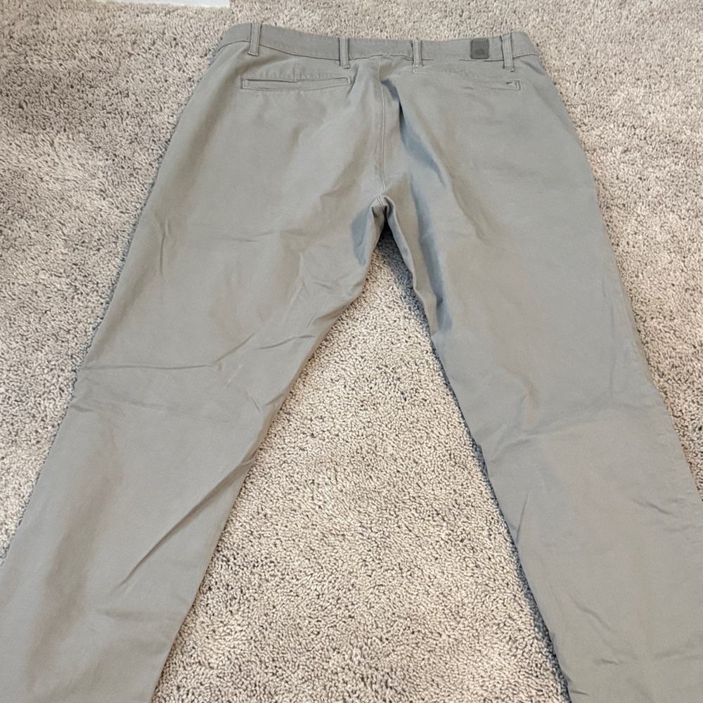AG Adriano Goldschmied Men's Gray khaki Chinos - Picture 4 of 5